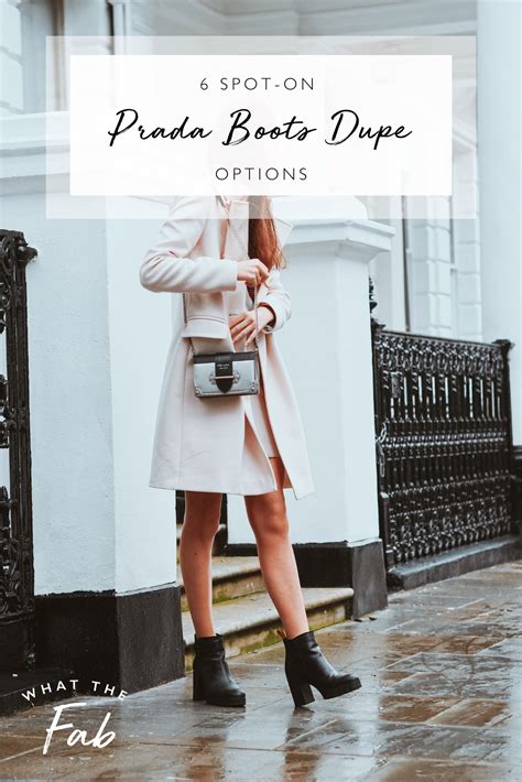 prada boot dupes nasty gal|prada boots dupe options.